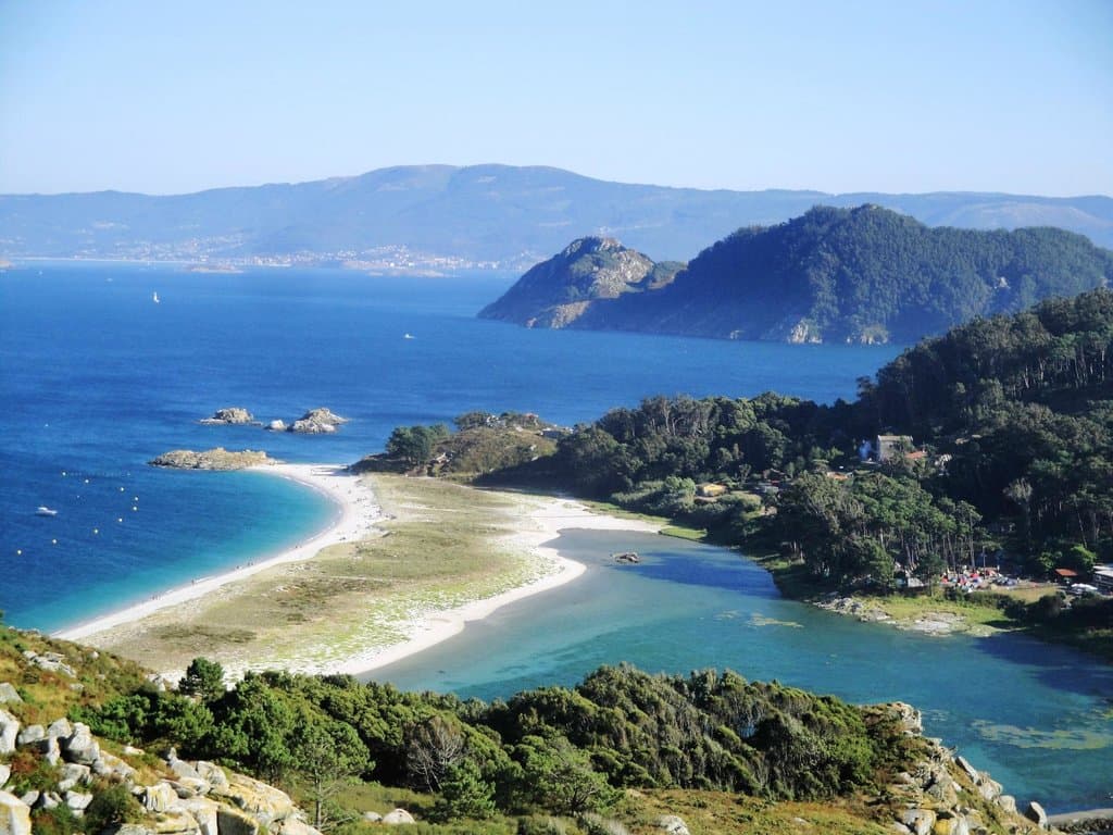 Praia de Rodas, vista do Alto do Príncipe