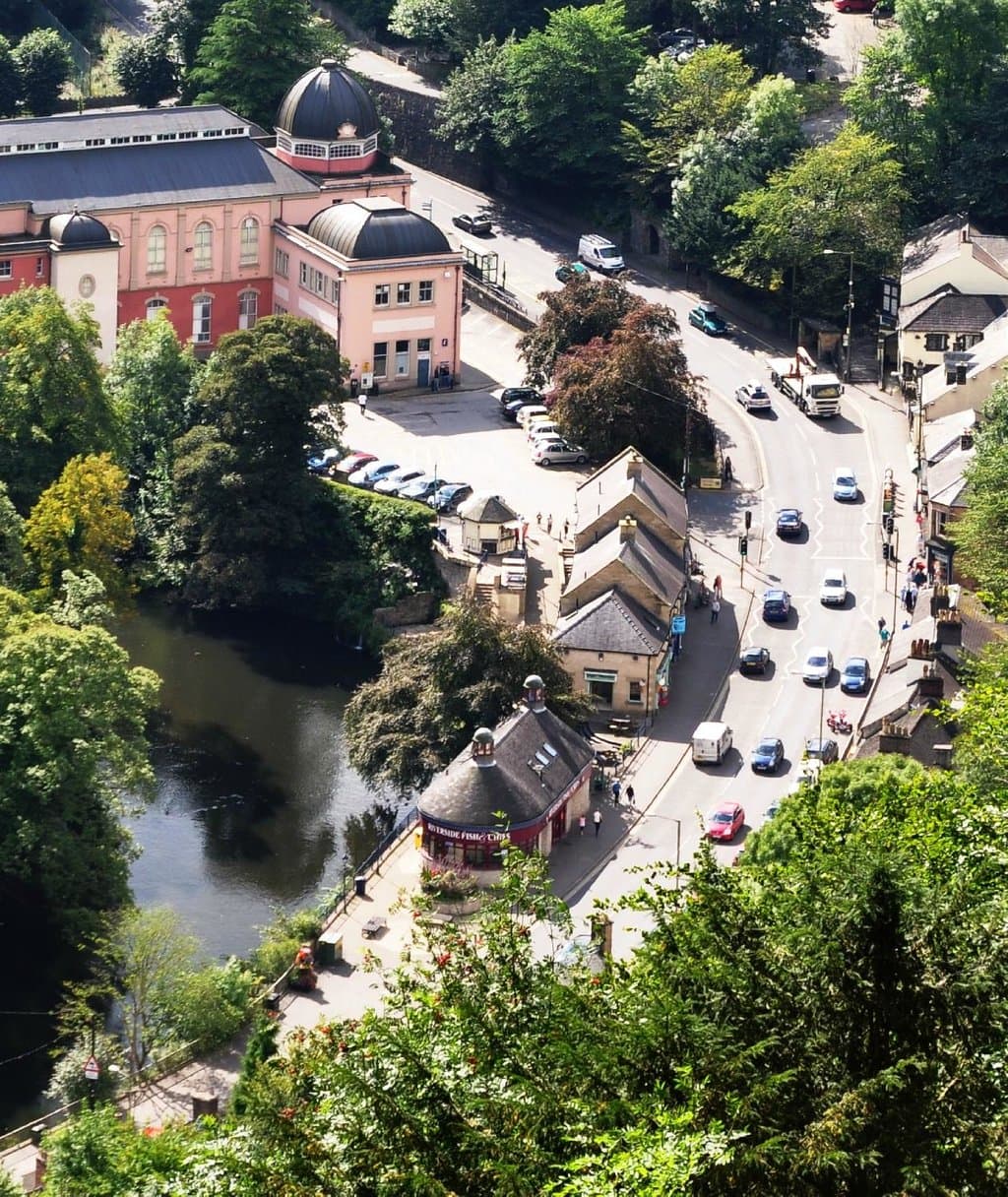 Matlock Bath seen from The Heights of Abraham (c) Brian Chadwick