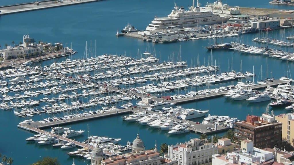 Aerial View of Marina