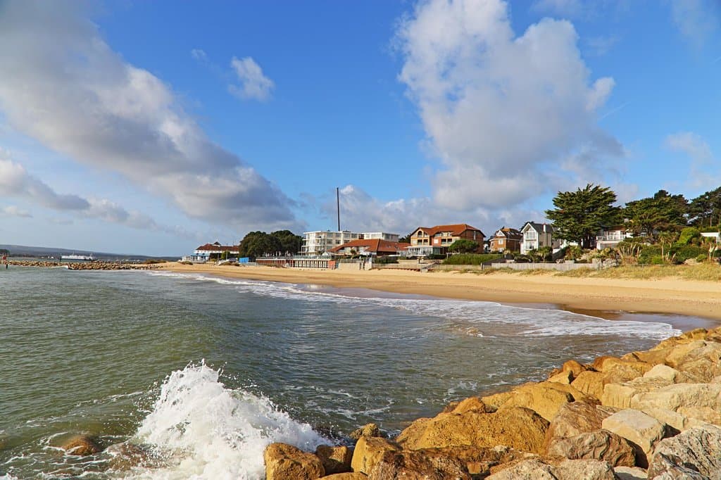 Looking towards the harbour