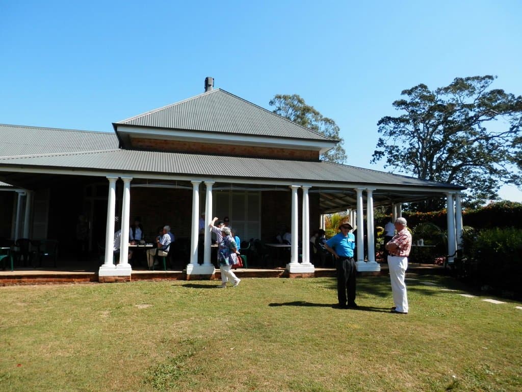 A lovely morning tea on the patio