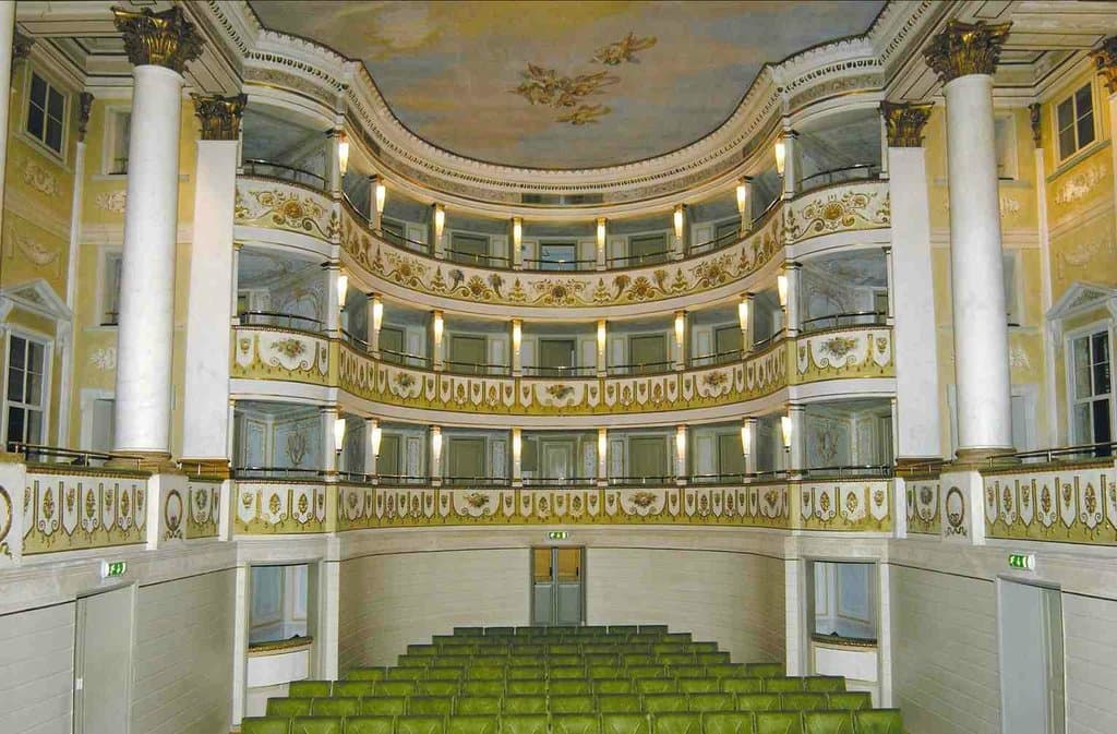 Teatro Accademico di Castelfranco, vista dei palchi