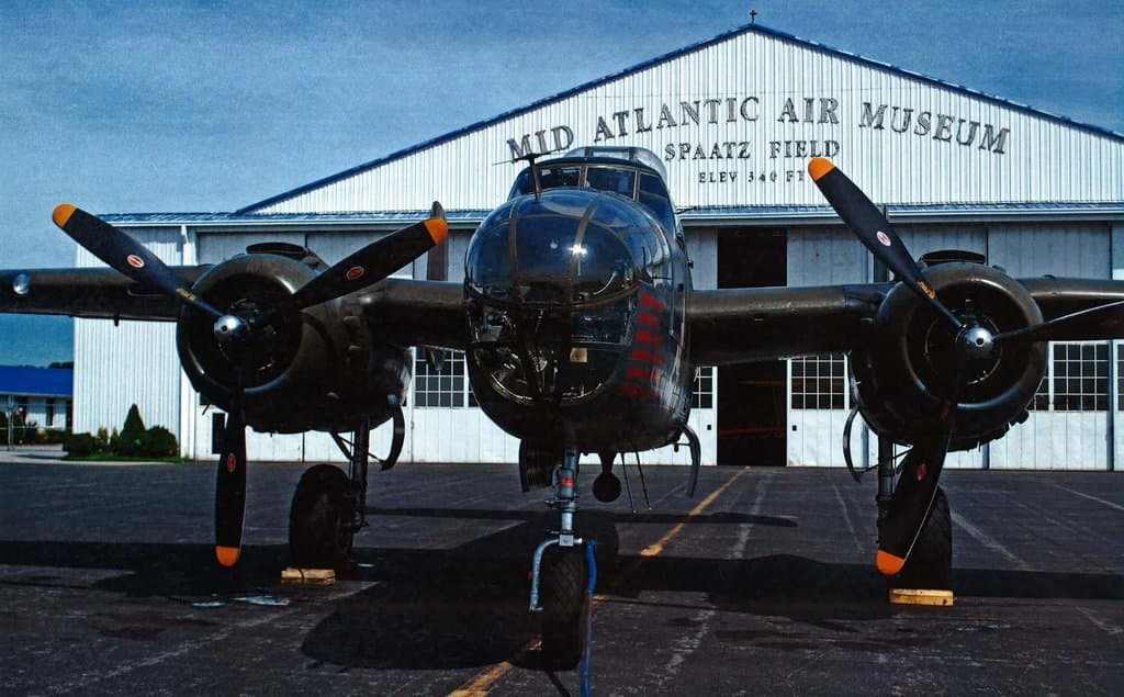 The Museum's B-25, "Briefing Time."