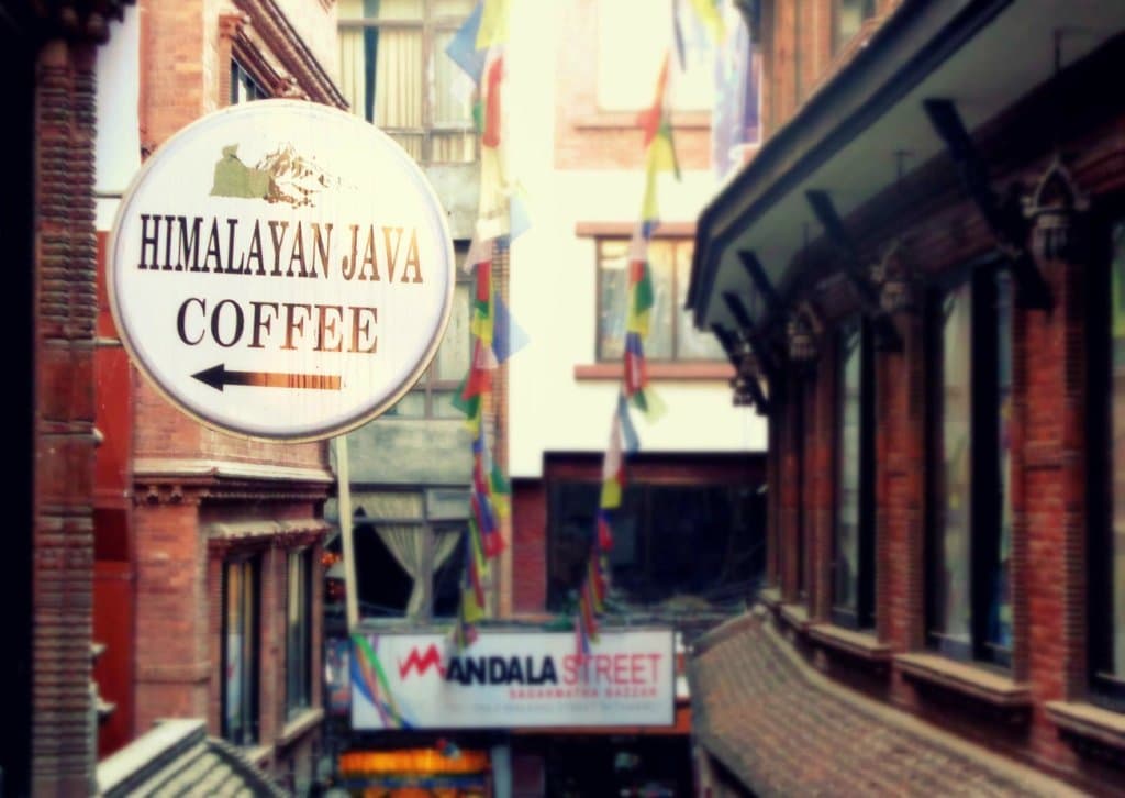 Himalayan Java Coffee premises at Mandala Street, Thamel