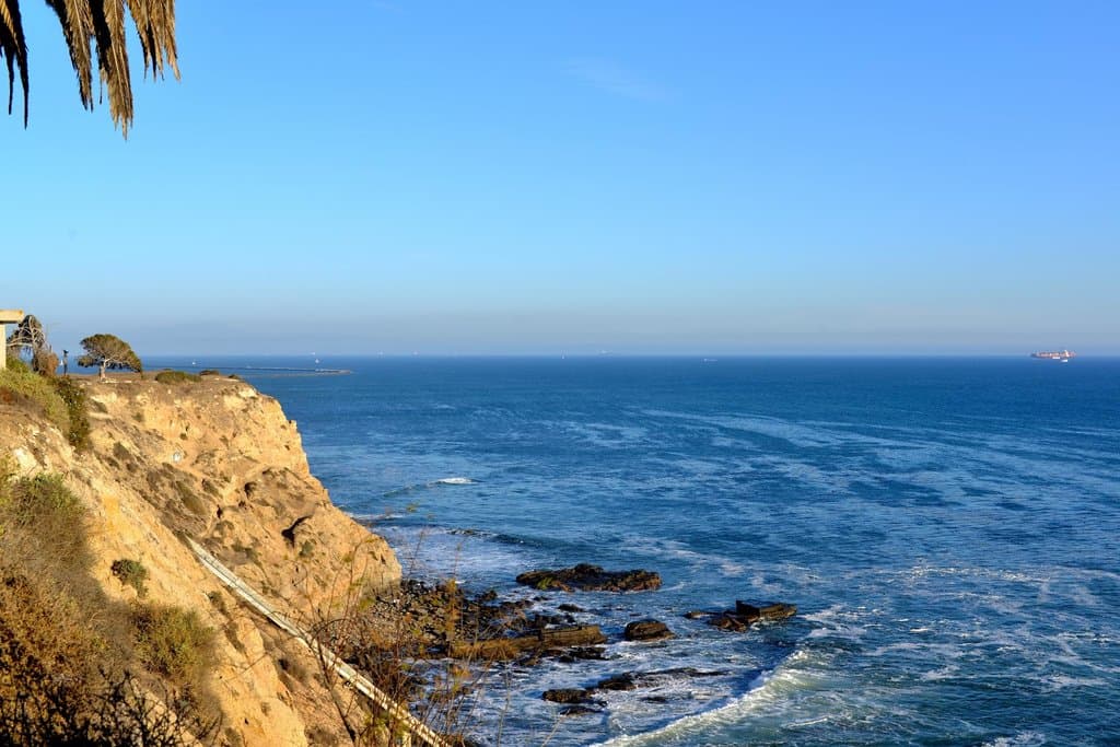 View of the pacific ocean from the lighthouse