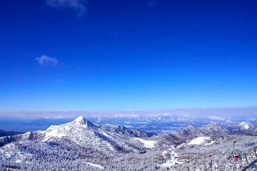 Mt.Kasa from Peak at Mt Yokote