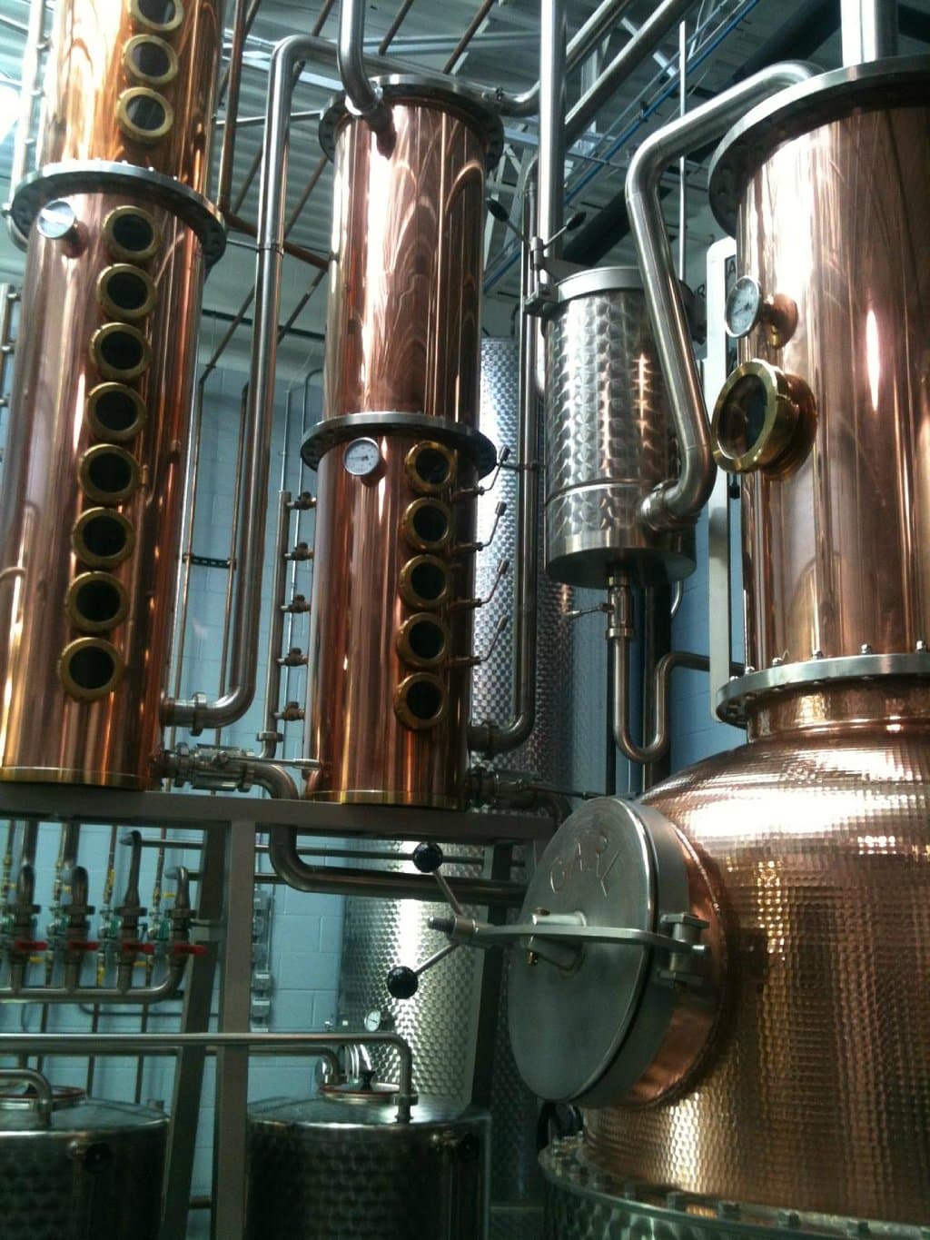 Our copper still and columns are made by a 5th generation still maker!