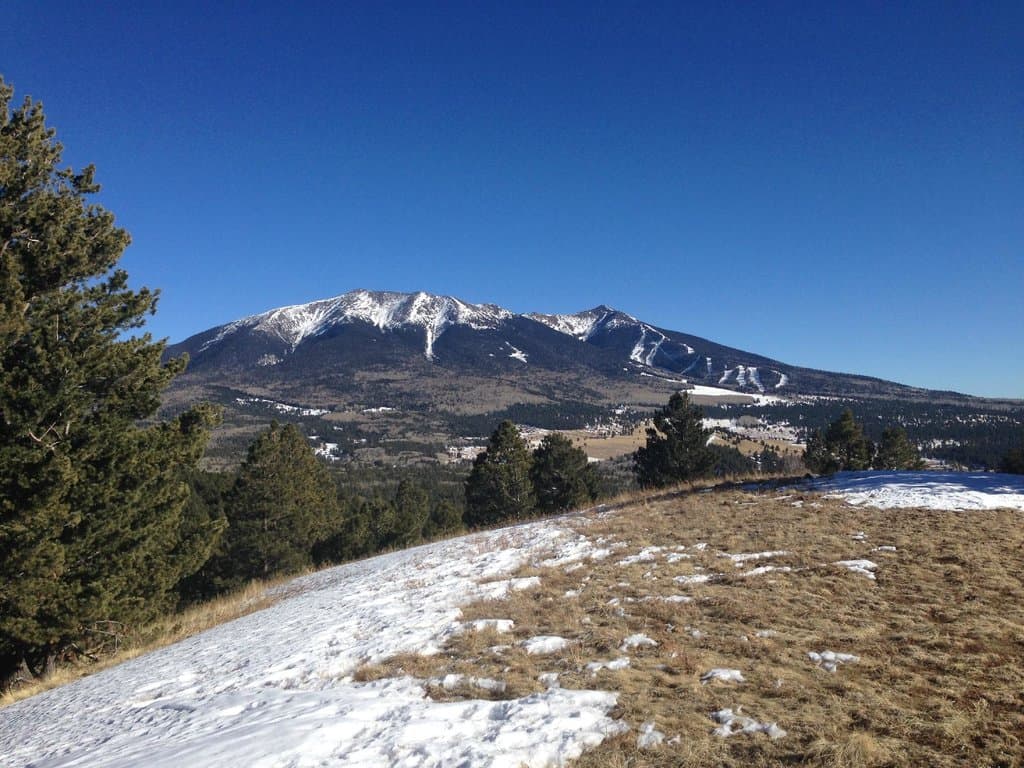 view from hill on behind most remote yurt