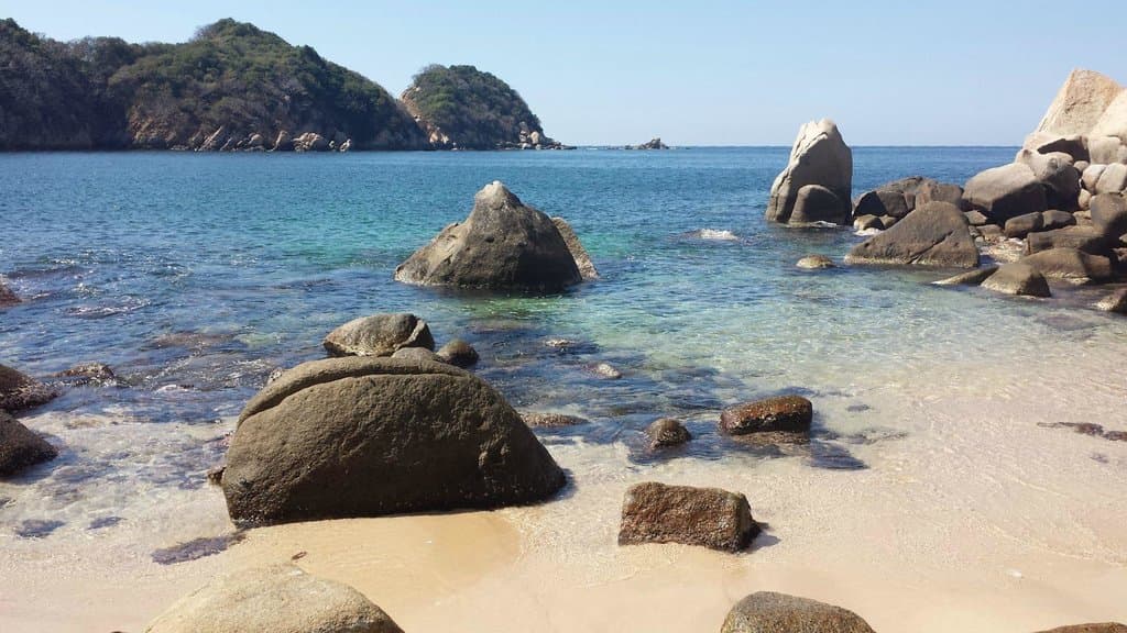 On the North-side beach