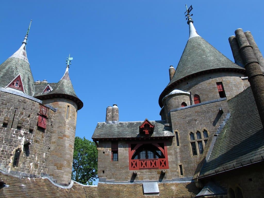 a view from the courtyard