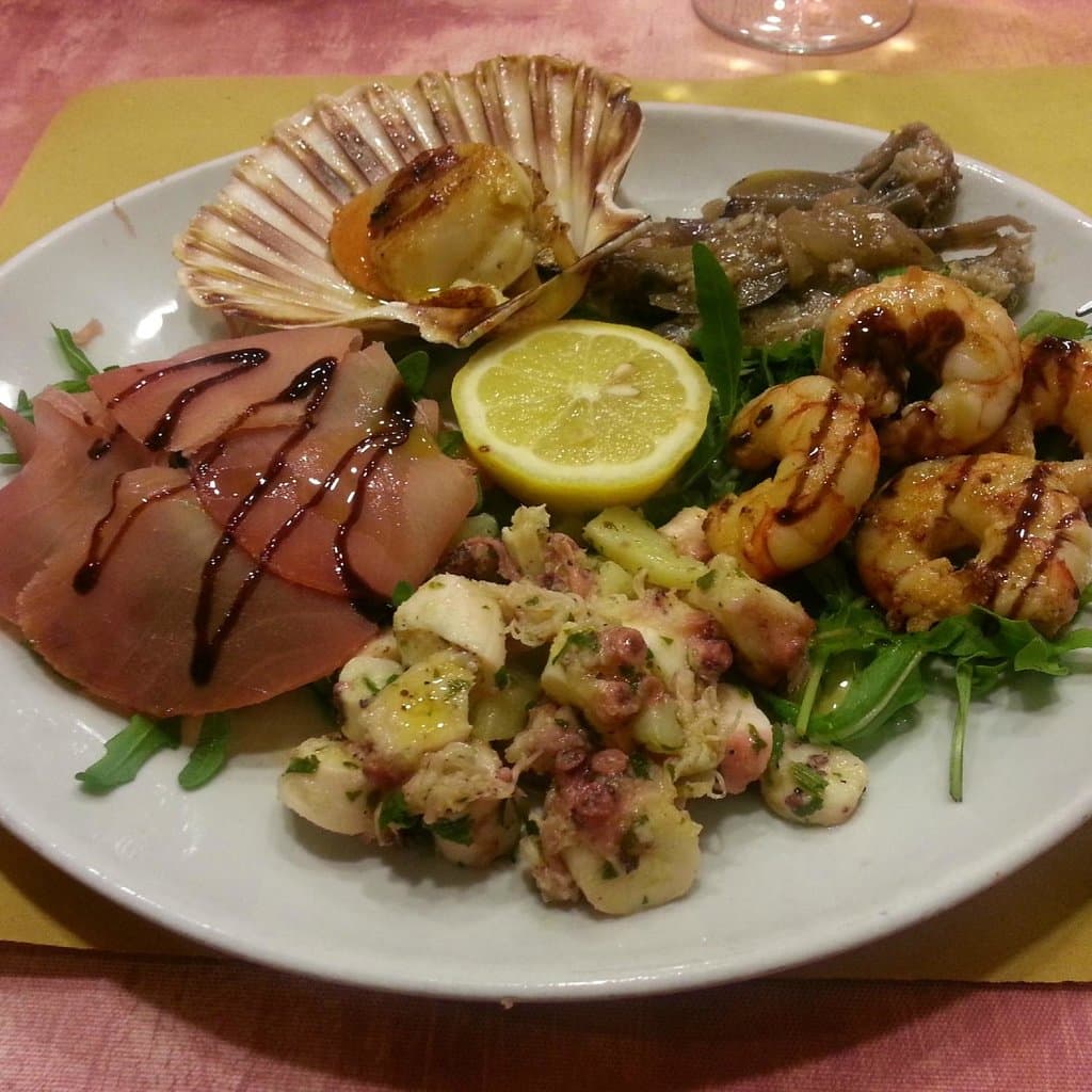 Antipasto misto di pesce