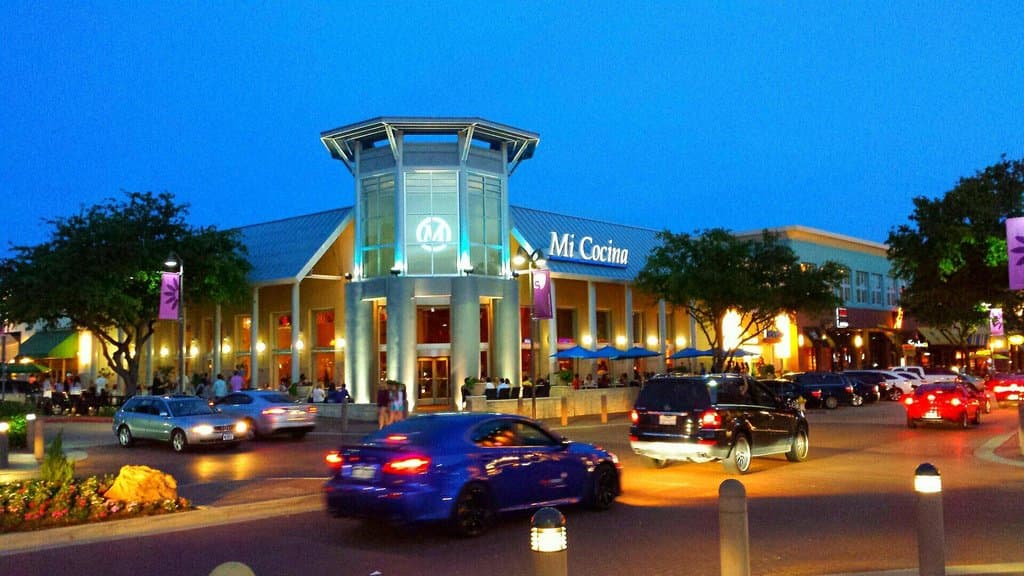 The Shops at Legacy; the other side.