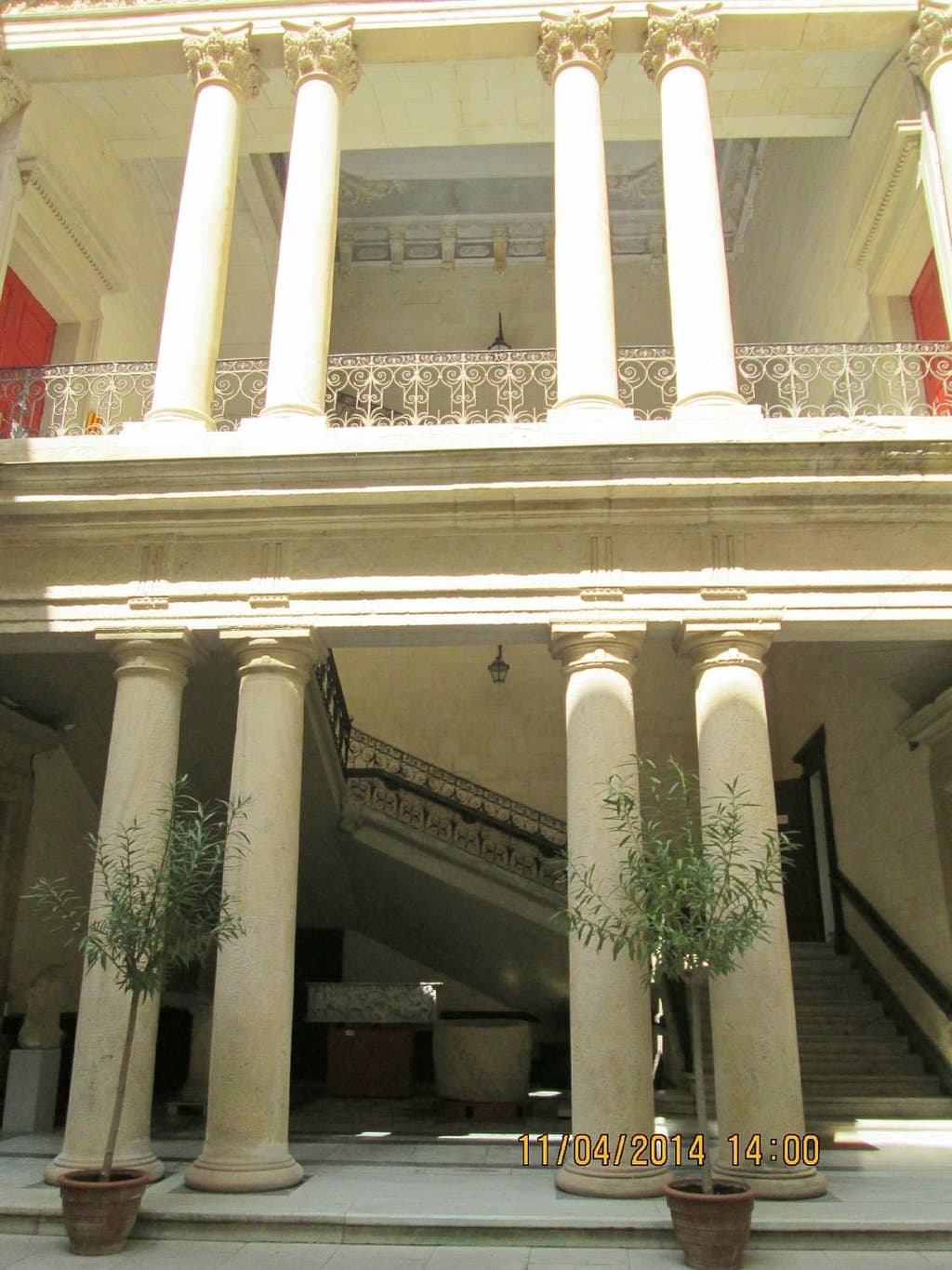 The courtyard