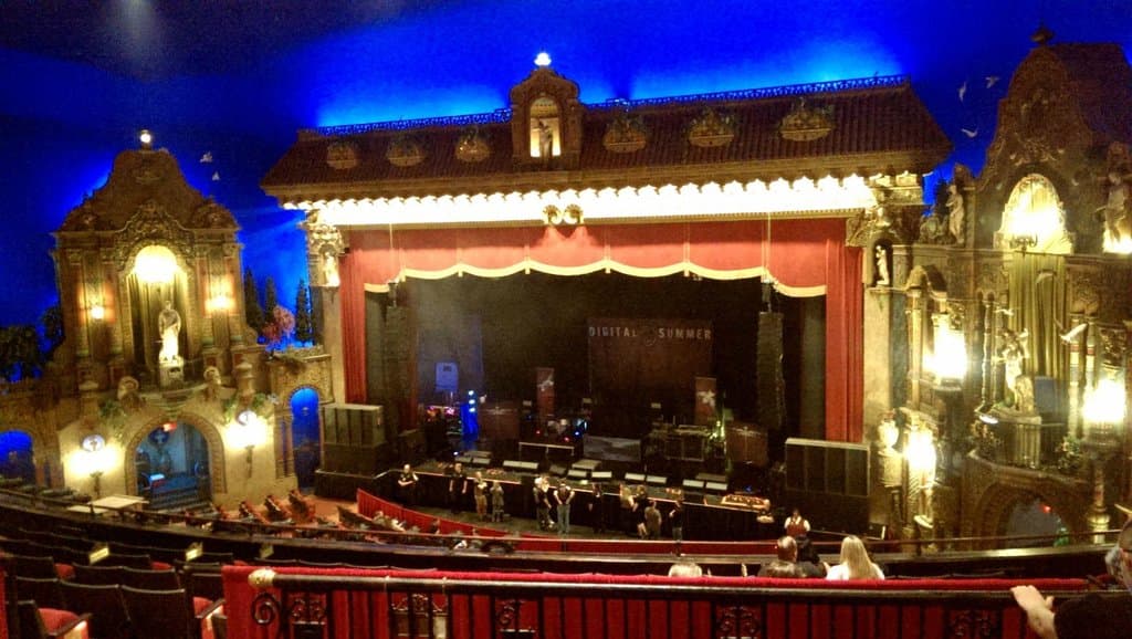 The Stage before the show