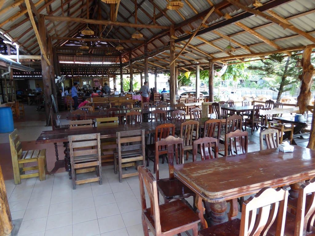The inside of the restaurant