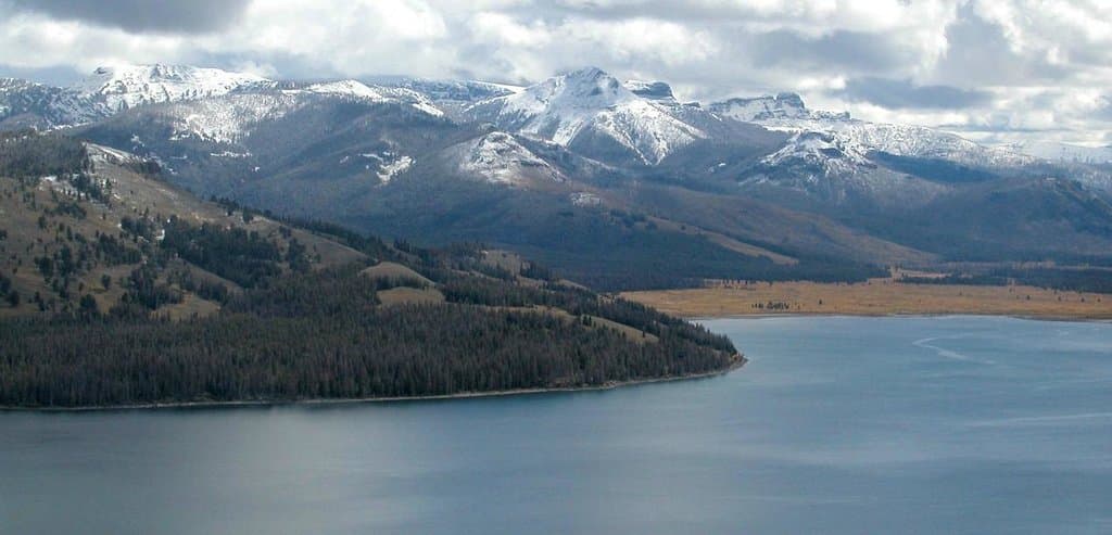 Southeast Arm back-country area of Yellowstone Lake