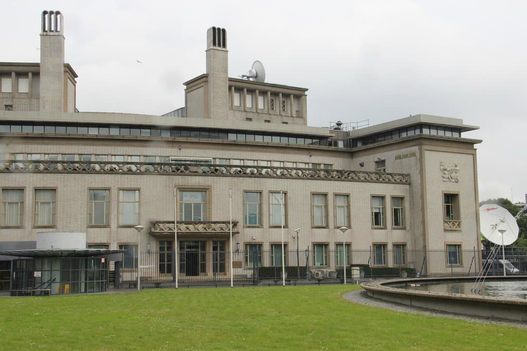 ICTY-Outside of the Building of International Criminal Tribunal for Yugoslavia