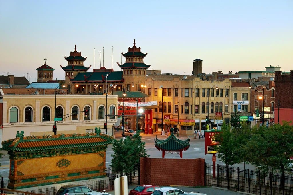 China Town. Chicago, Illinois.
