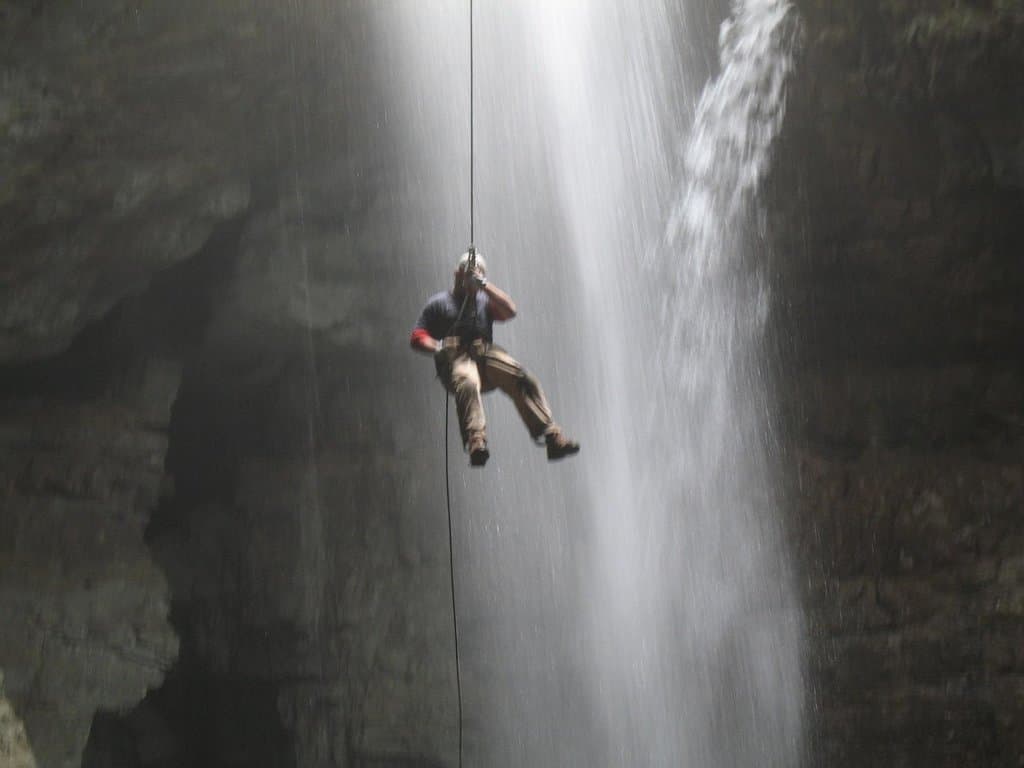 Rappelling Adventure at Falls