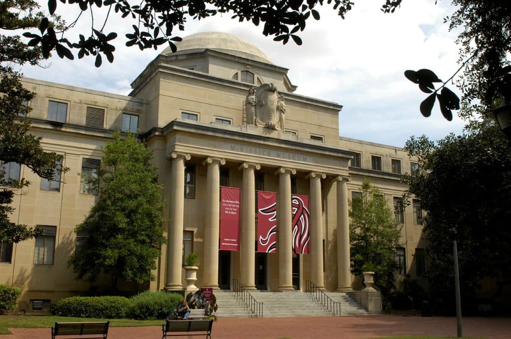 McKissick Museum on the University of South Carolina's historic Horseshoe