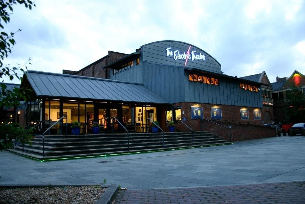 The front of the theatre