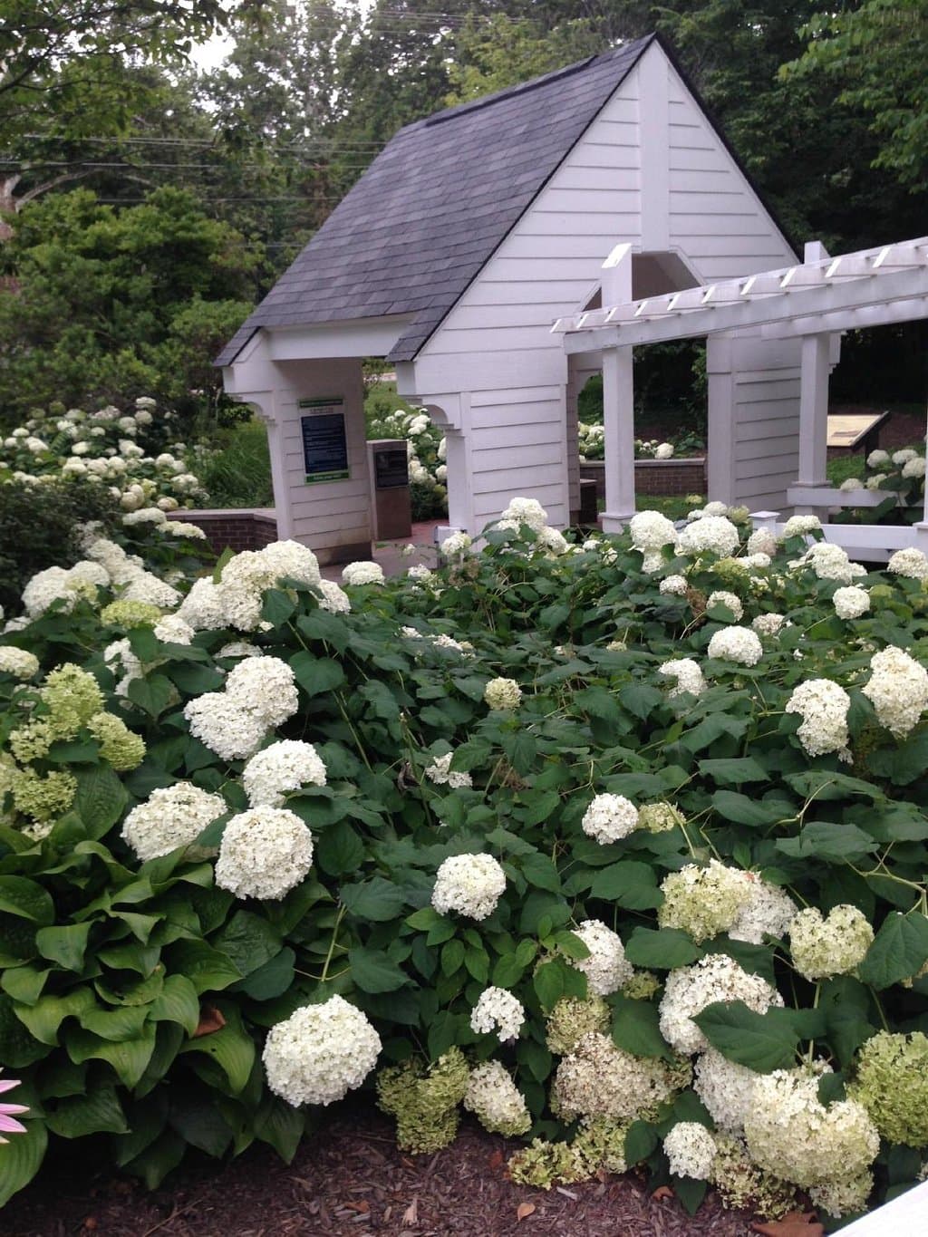 The main shelter covering the four sigots