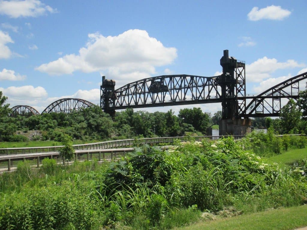 Clinton Bridge along the Arkansas River Trail