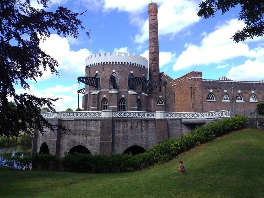 from outside