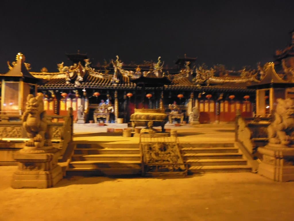 night view of temple