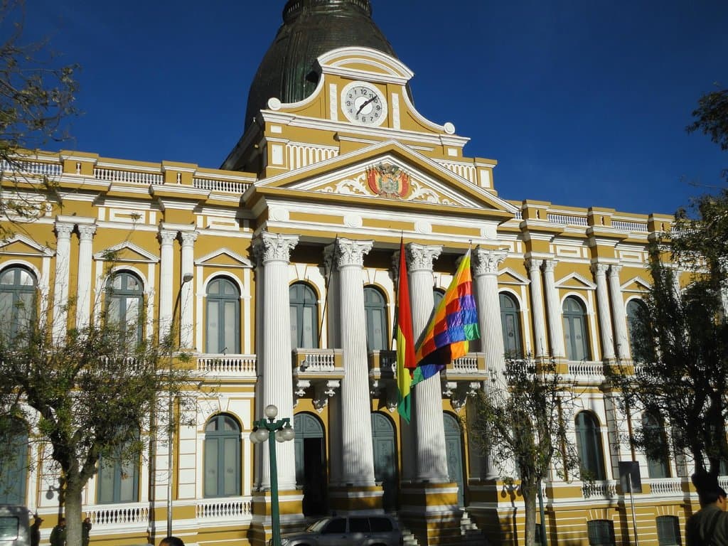 Palácio de Governo na Plaza Murillo