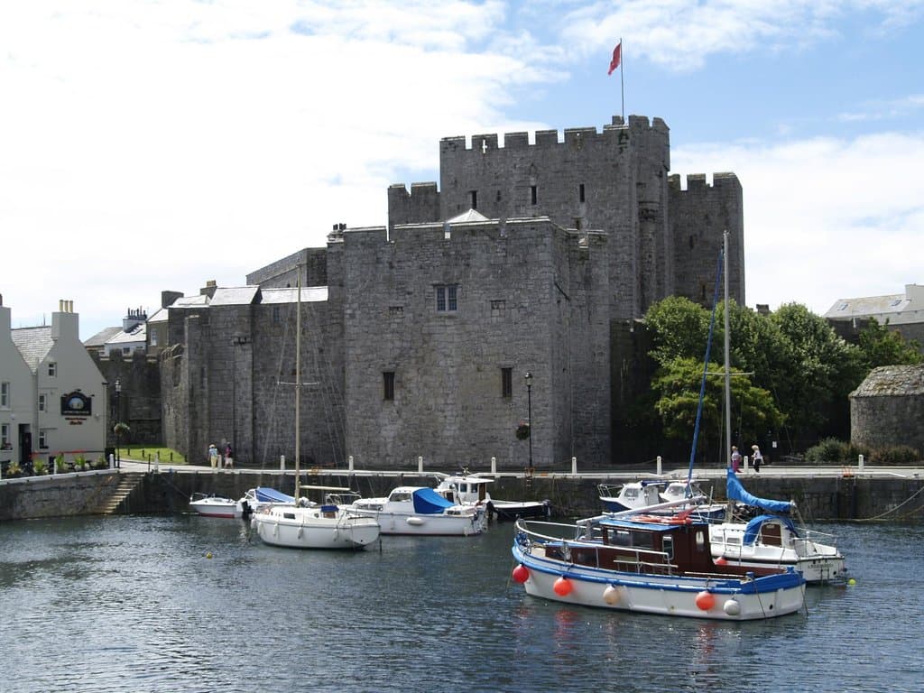 The Castle dominates the town