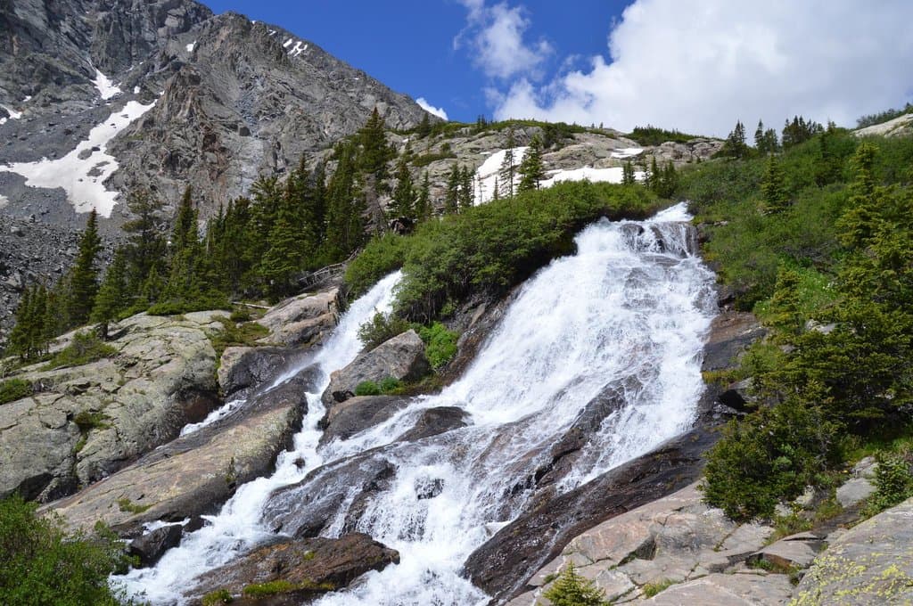 White Falls in McCullough Gulch
