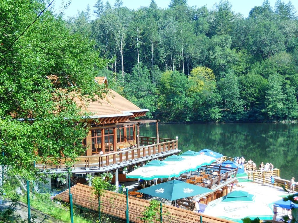 In line to the entry