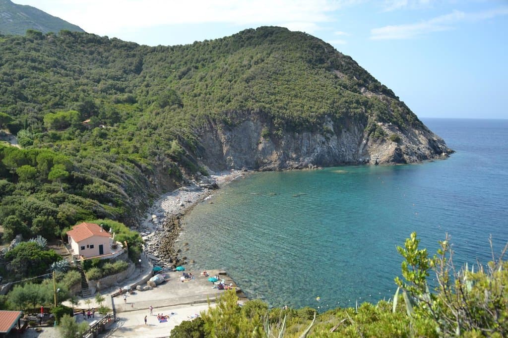Cala di Patresi dall'alto