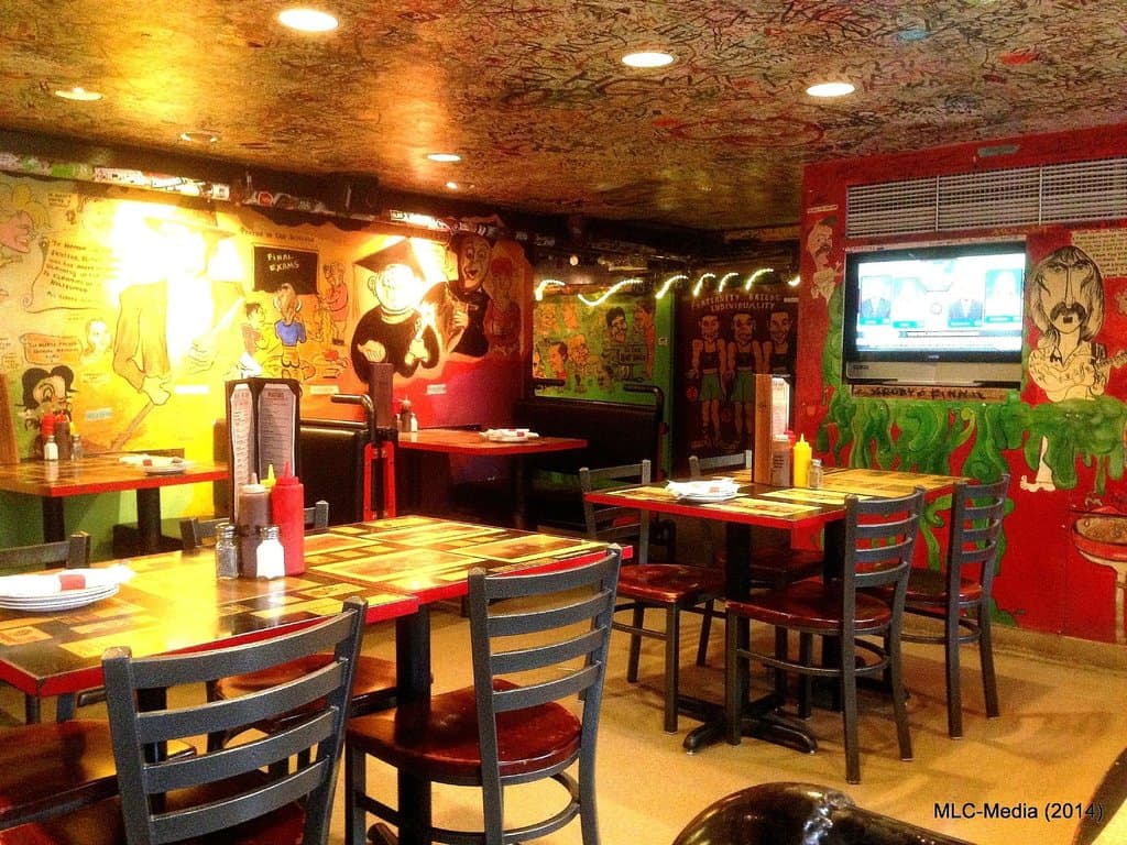 One of the dining rooms