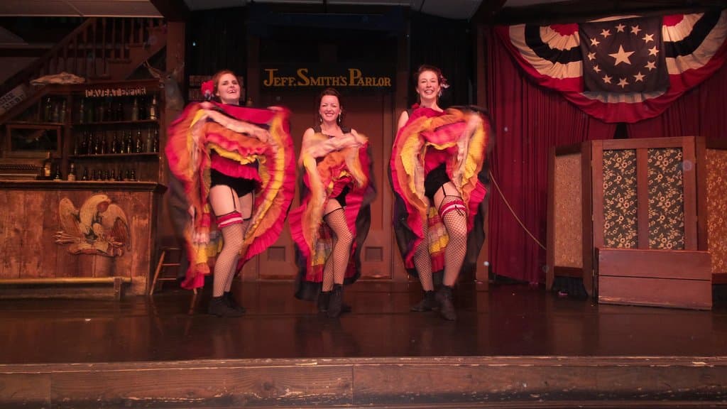 talented can can girls