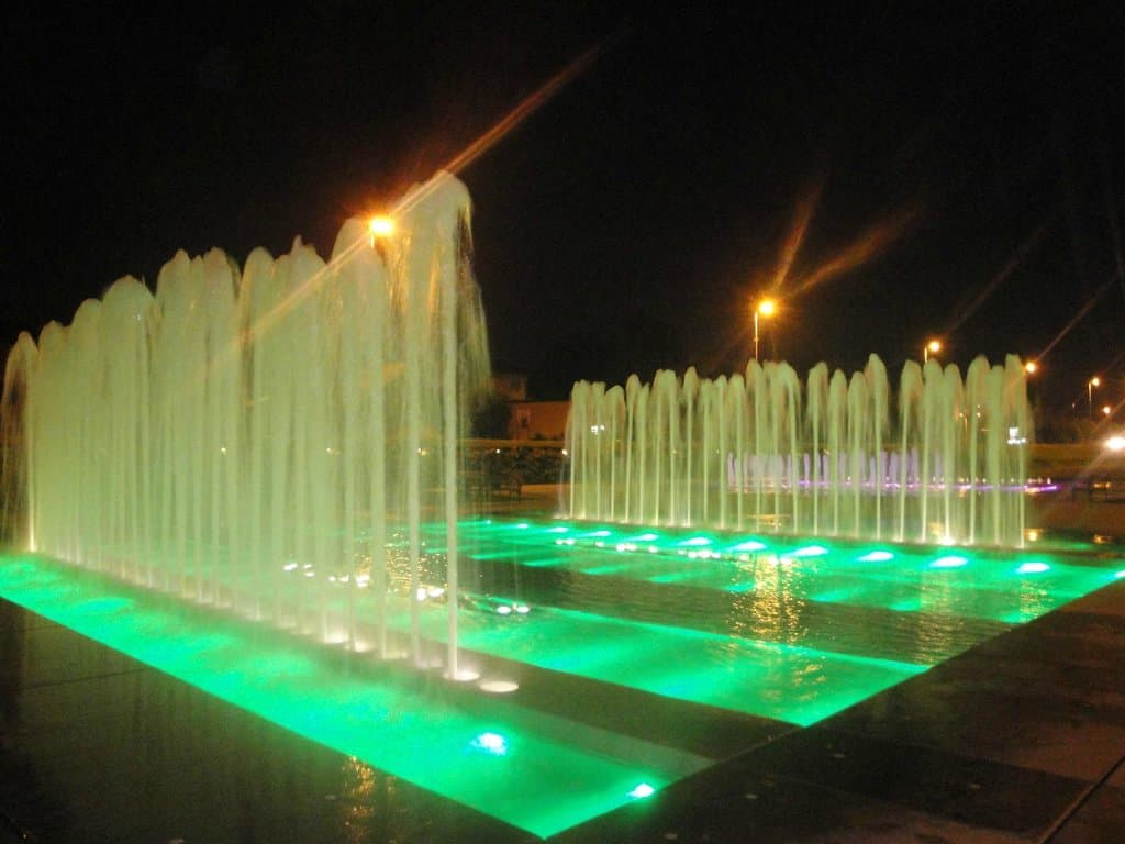 green fountain