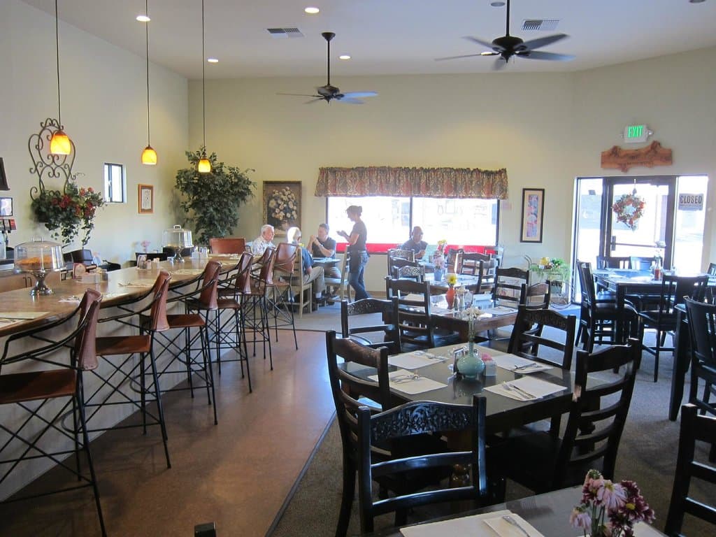 Courtyard Cafe interior - many nice touches!