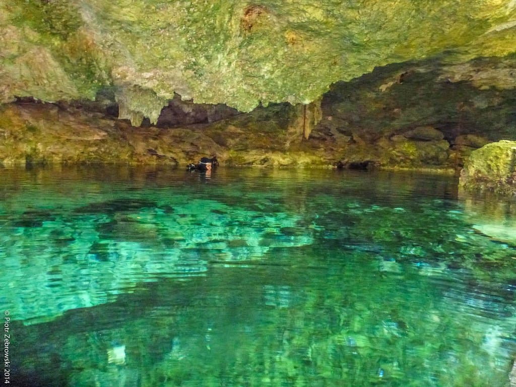 Cenote Taj Mahal - underwater
