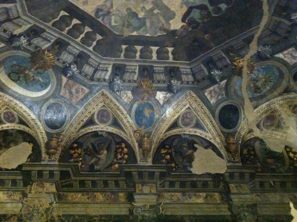 Sala affrescata del Palazzetto Eucherio Sanvitale