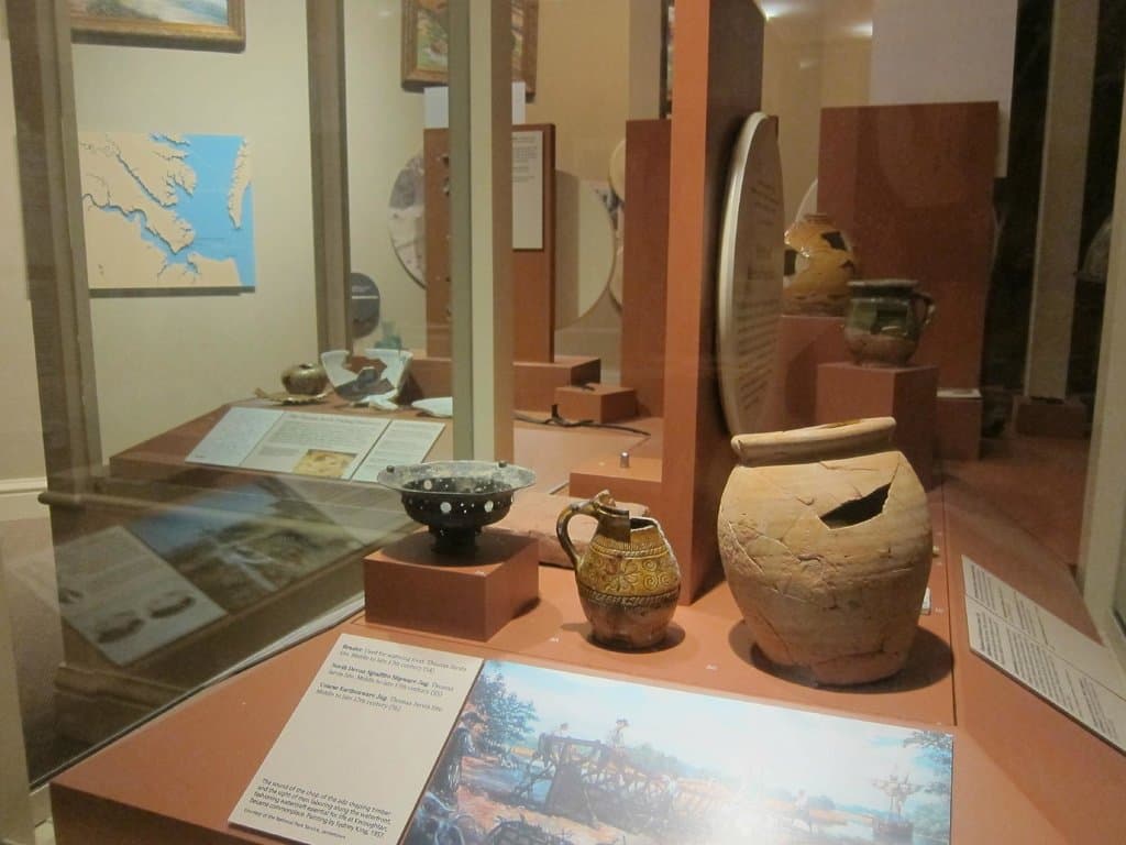 Some of the early artifacts on display