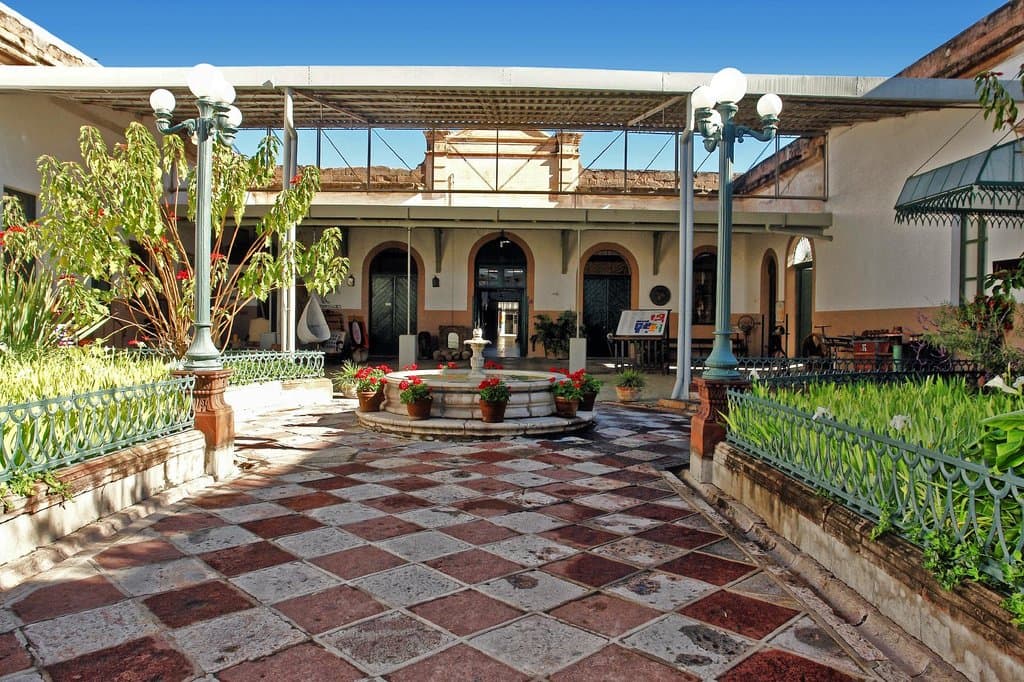 Front courtyard