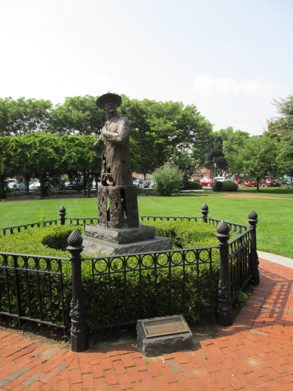 Statue of Whistler in the Side Garden