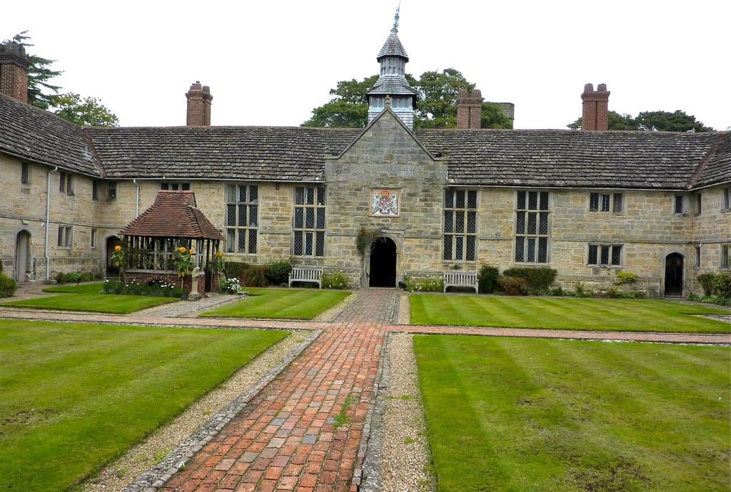 The view inside the quadrangle