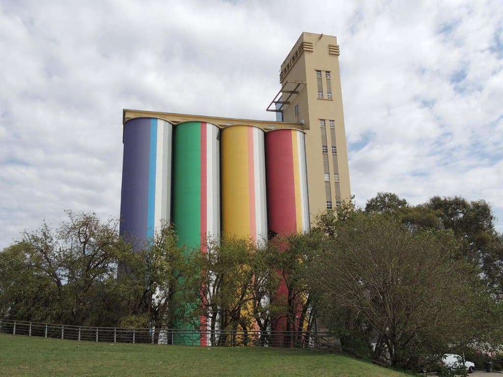 Vista del museo-silos