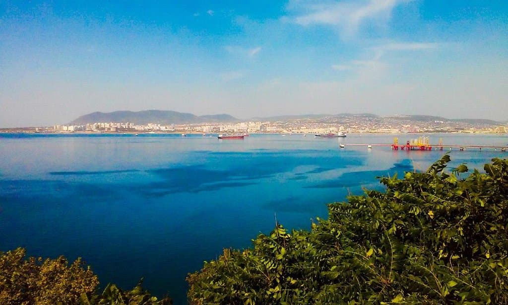 Новороссийск из далека