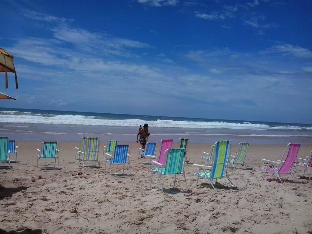Praia de Stella Maris bem cedinho!!!