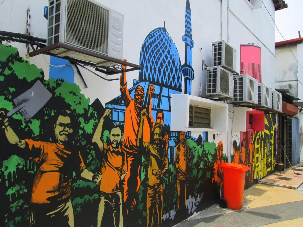 Another mural at Laman Seni