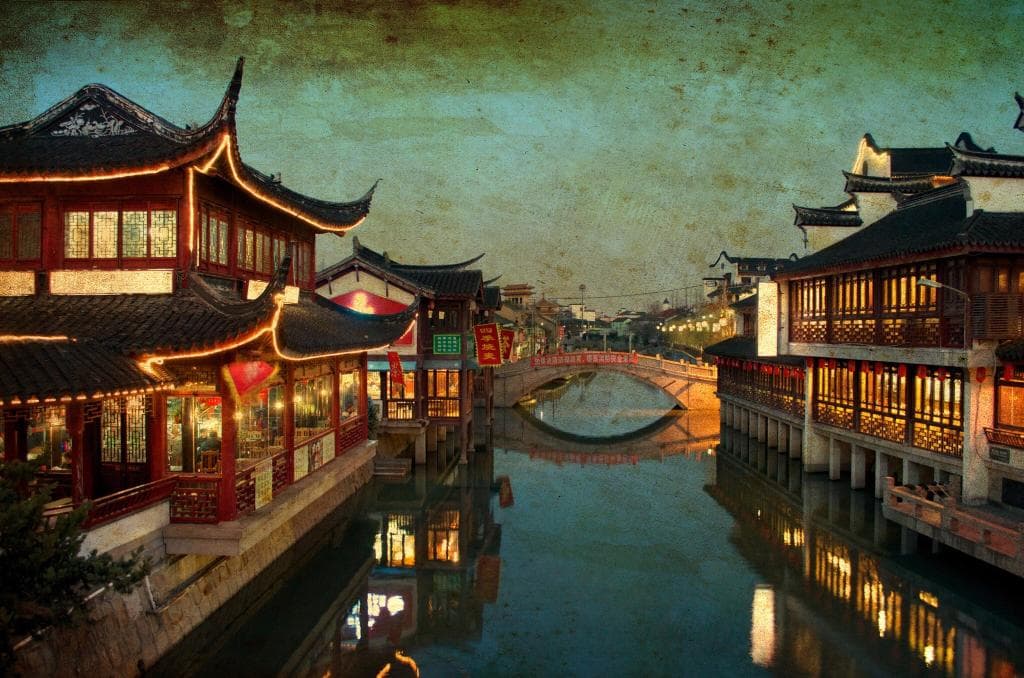 Qibao canal town