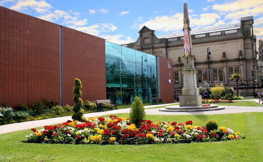 The beautiful museum memorial gardens